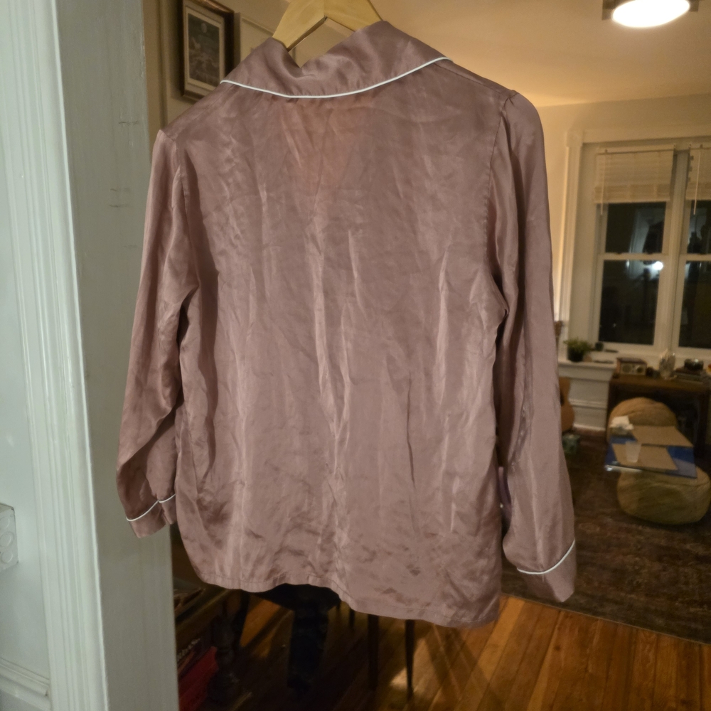 Silkysilk Mauve Women's Pajama set - Picture 2 of 5